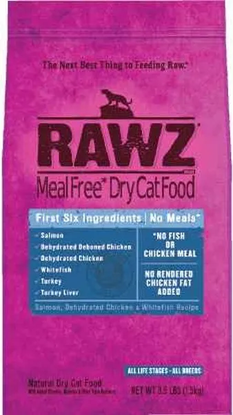 1.75 Lb Rawz Salmon, Chicken & Whitefish Cat - Food